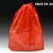 Poly Bag with Single Drawstring + 3" Bottom Gusset - Clear (Size 16" x 18" )